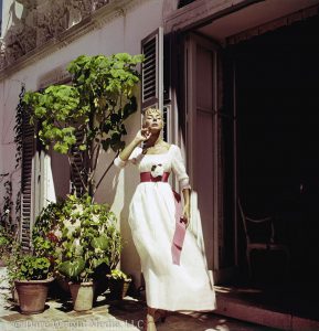 Dare's Story Photo of Dare Wright at a Villa in Taormina, Sicily