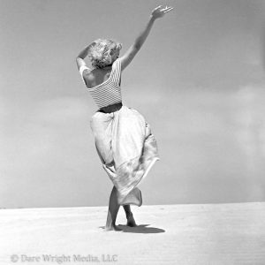 Photo of Dare Wright on a Beach on Ocracoke Island